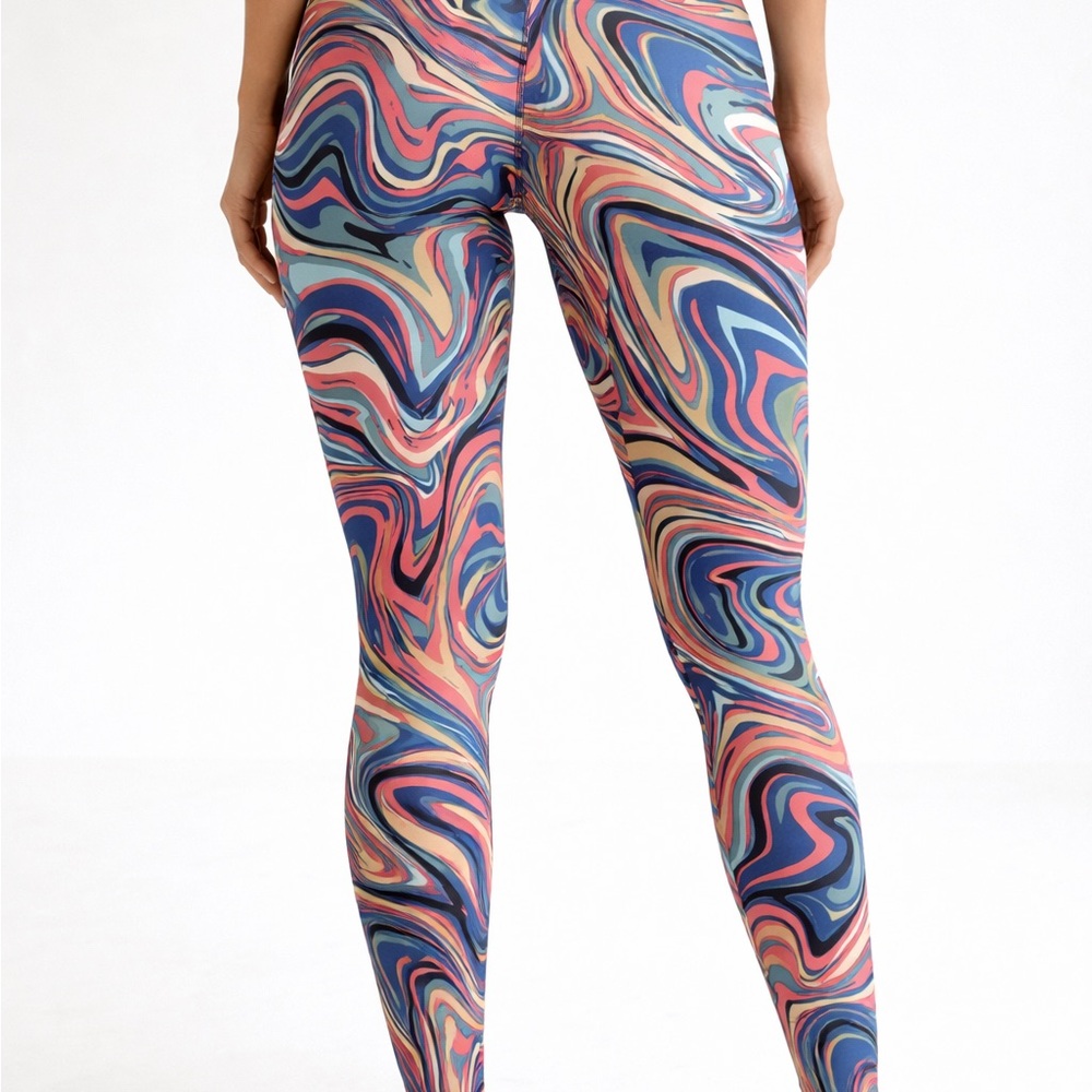Colorful Swirl Pattern Leggings